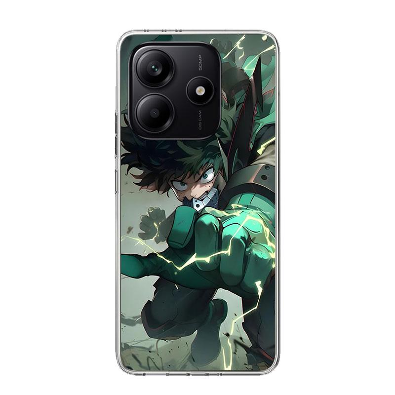 Midoriya Izuku Deku MHA My Hero Phone Case For Xiaomi Redmi Note 14 13 14S 12S 12 11S 11T 11E Pro Plus 10S 10 9S 9 Art Customize