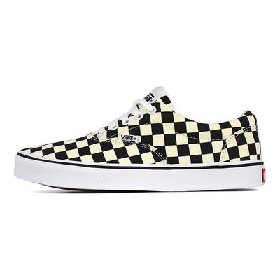 Era Doheny à Lacets Damier Chaussures de Skate Décontractées à Tige Basse Unisexe sneaker Noir Jaune VN0A3MTFIB8