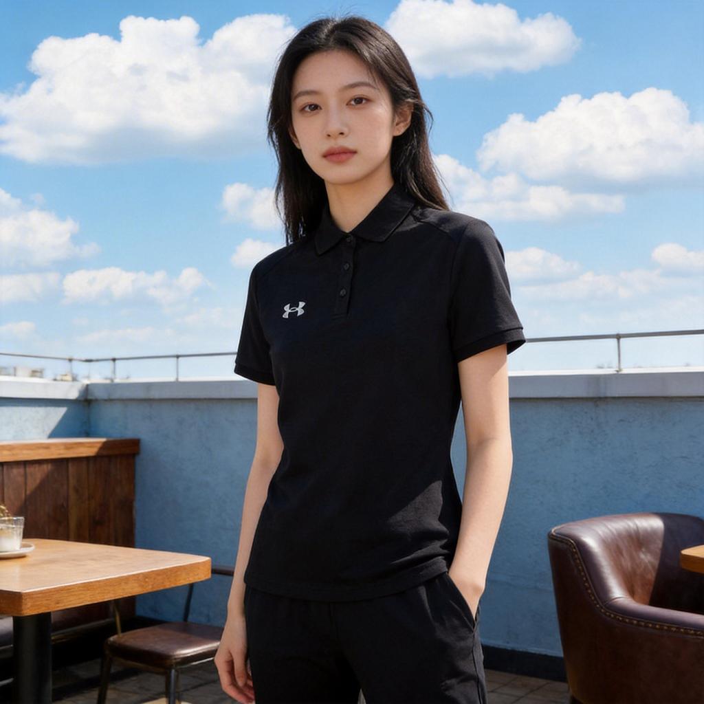 Under Armour Versatile Breathable Comfortable Commuting Sports Casual Polo Short Sleeve T-Shirt Unisex tops 26500511-001