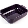 Vas plat pentru cuptor - Peugeot - 61036 - Ceramică - 25 x 16.8 x 6.2 cm - Rezistent la șocuri