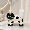 Creative Cat Toothbrush Holder Ceramic Toothbrush Storage Rack  Bathroom Accessories