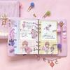 3 Styles Card Captor Sakura Anime Action Figure Printed Paper Handbook Magic Notebook Lovely Moon Star Diary Book Stationery Set