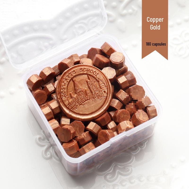 Metallic Wax Granules for Sealing Stamps: Ideal for Invitations, Envelopes & Letters.