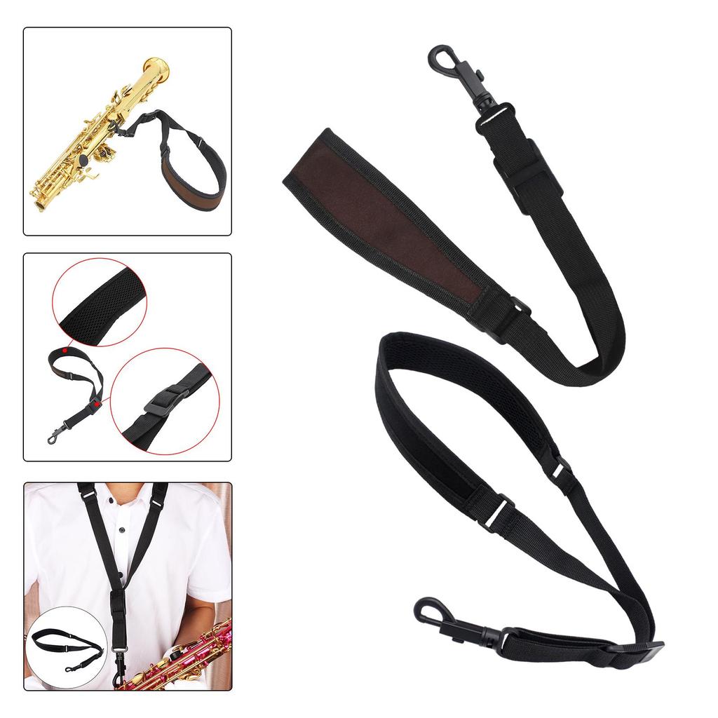 High Elastic Cotton Saxophone Shoulder Strap Shoulder Strap for Clarinet