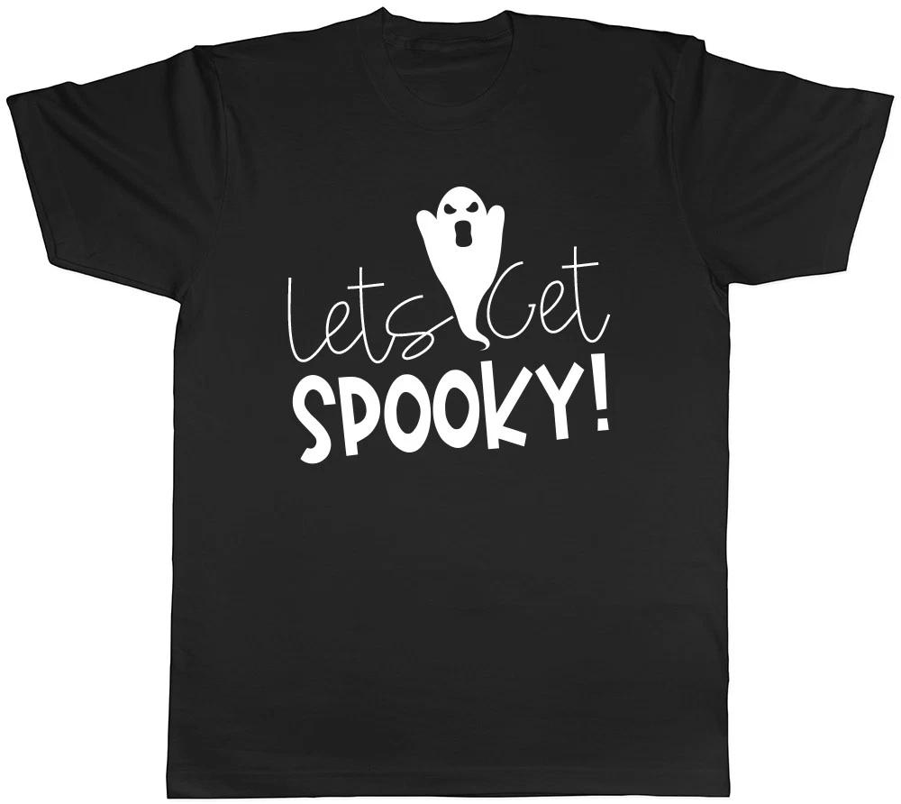 Lets Get Spooky Mens Womens Ladies Halloween T Shirt Tee XL