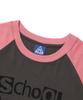 ISTKUNST Does Not Teach Raglan Tee_Charcoal(Ik2Fmmt506A)