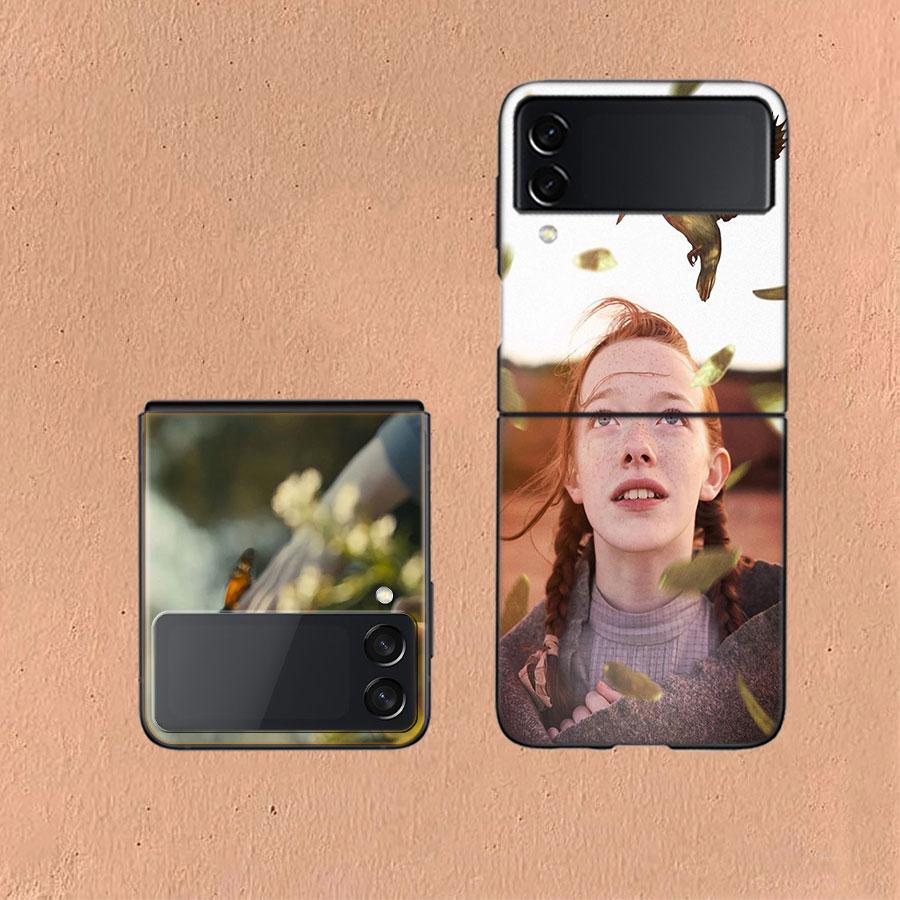 Anne With an E Phone Case For Samsung Z Flip 6 7 5G Galaxy Z Flip 5 4 3 5G Cases Shockproof Hard Cover TPU
