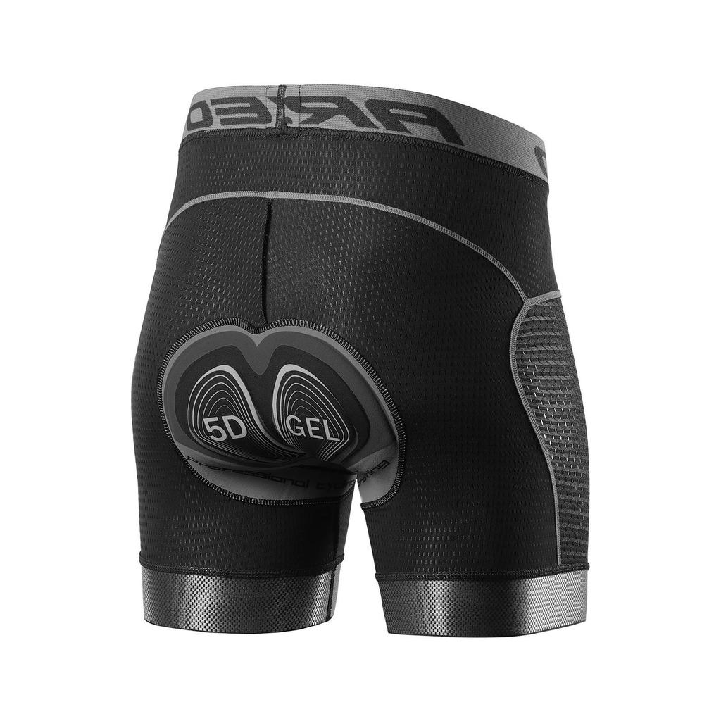 Men's Quick-Dry Breathable Cycling Underwear with Sponge Pad and Mesh Splicing
