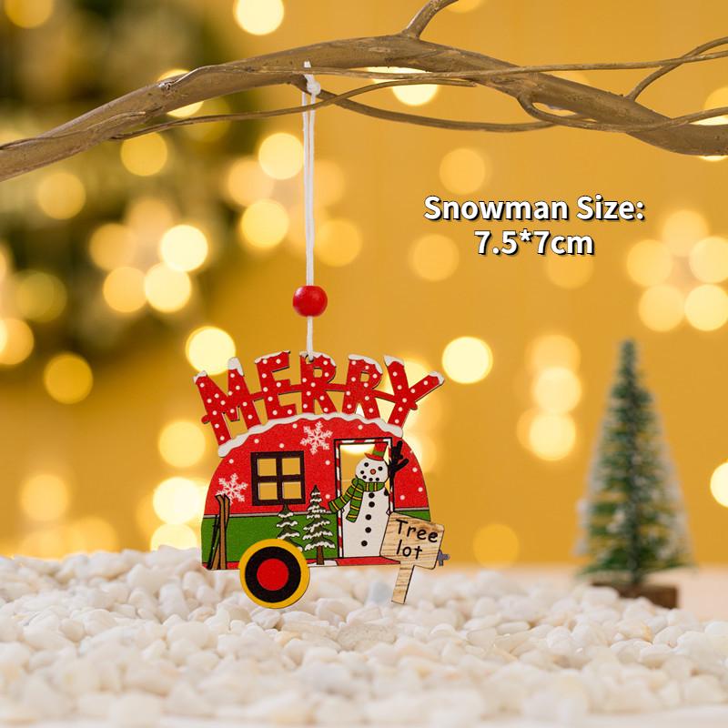 Frohe Weihnachten Neujahr Dekor Weihnachtsbaum Dekoration Anhänger Autobrett Muster Anhänger Home Urlaub Party Weihnachtsgeschenk Ornamente