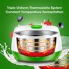 Kompakter Joghurtbereiter Automatisch Multifunktional 220V Haushalt DIY Reiswein Natto Fermentationsmaschine