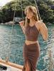 SURFEA Holly Skirt_Hazelnut