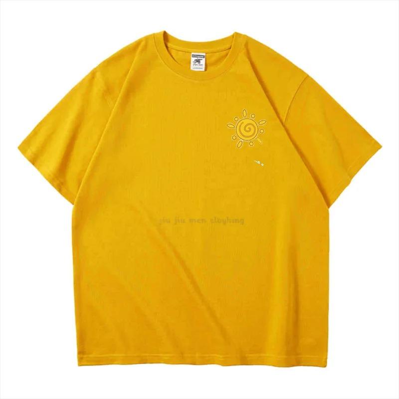 Sun Graphic Men Women T-Shirts Happy Every Day Sunshine Summer Harajuku Short Sleeve tshirts Simple Inside Good Mood Gifts Tees