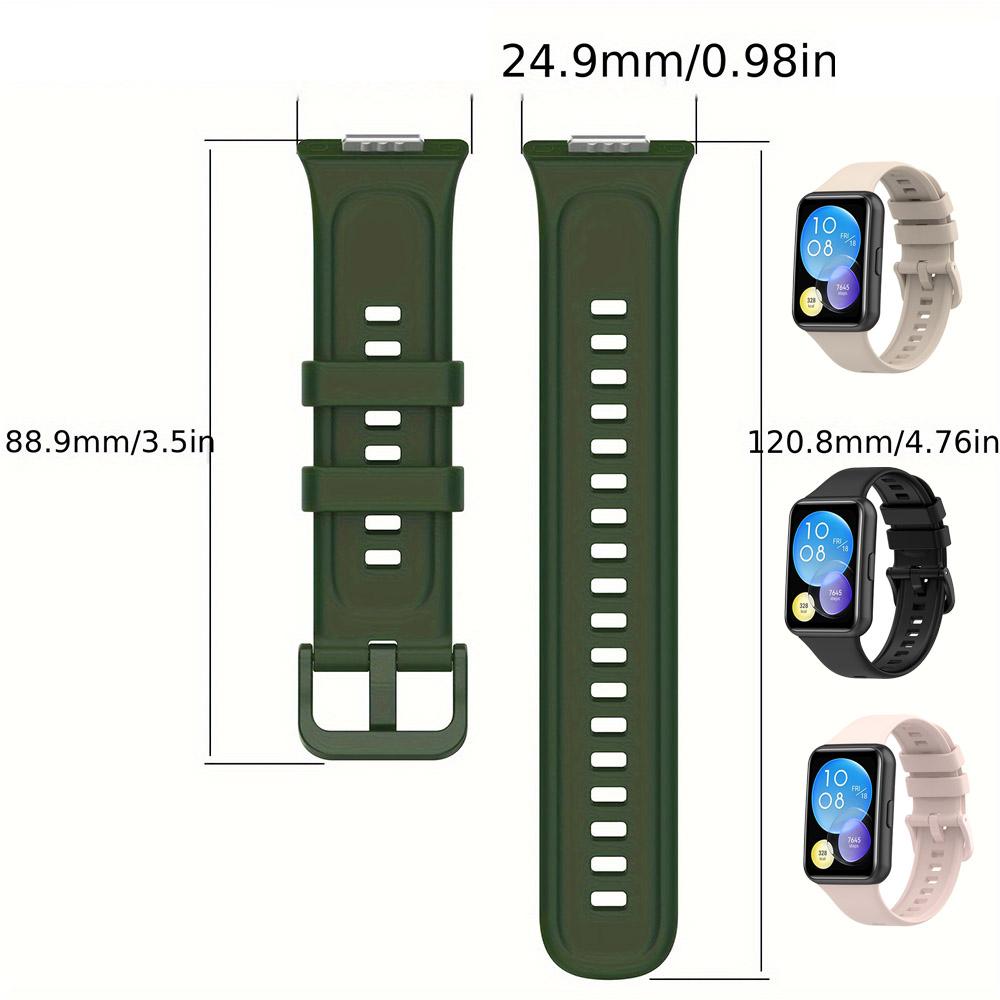 3PCS Sport Silicone Watchband For Huawei Watch Fit 2 Strap Smarwatch Wriststrap For Huawei Fit2 Active Belt Bracelet Accessories