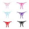 Thin Belt Lace Embroidered Panties Butterfly Bowknot T-Pants Lingerie Sexy Mesh Thongs  Gift