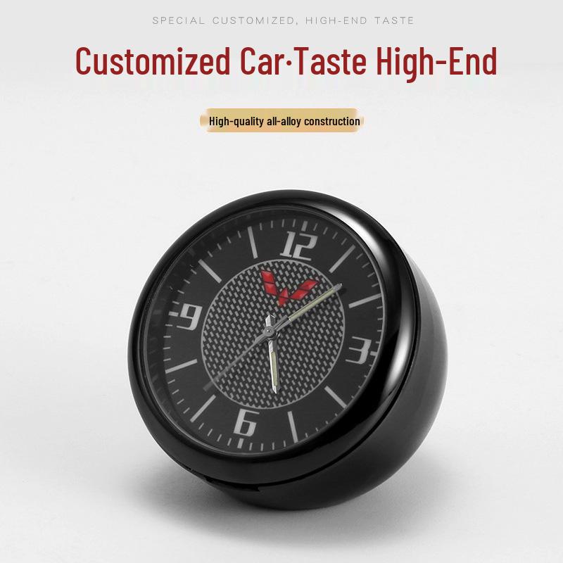 Luminous Digital Car Clock Quartz Watch Ornament