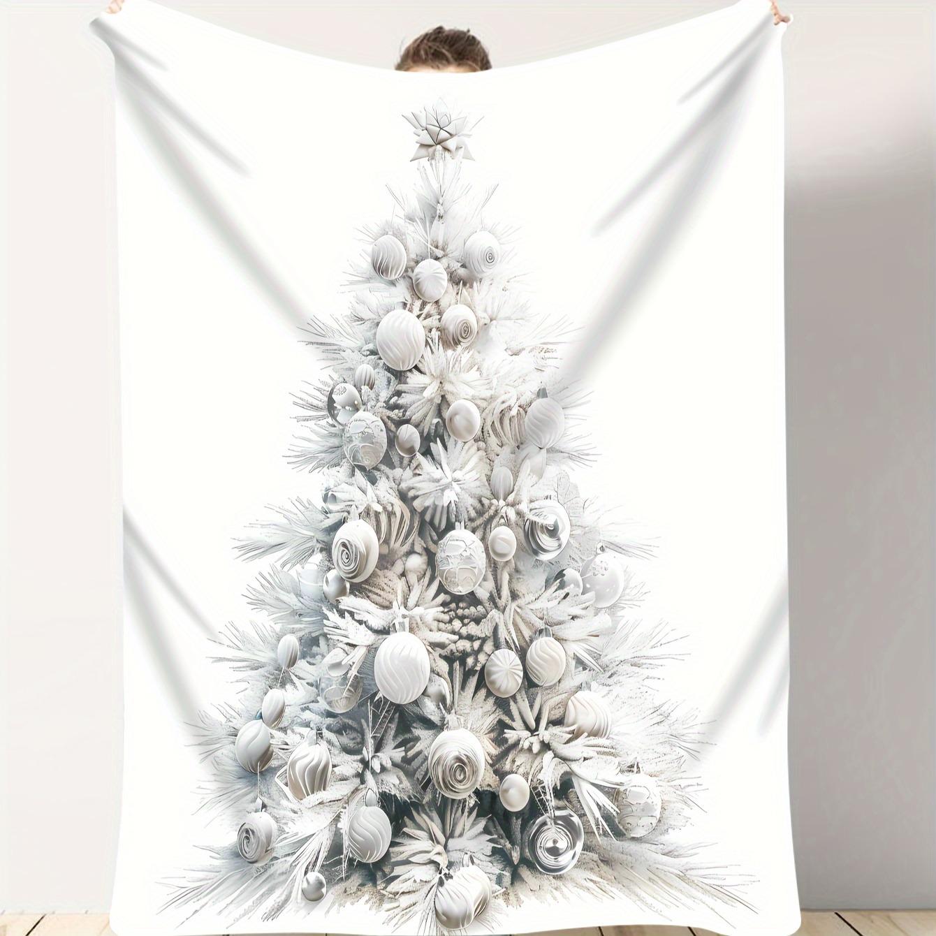 Christmas Hot Cocoa Gingerbread Throw Blanket, Festive Cozy Home Decor 100x70cm