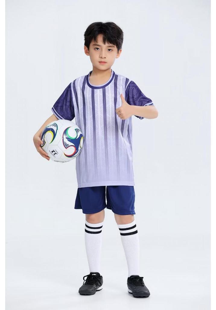 Girls' Printed Football Uniform Set with Badminton Training Camp Jersey & Jump Rope - Autumn/Winter Collection for Primary School