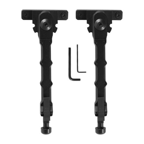 Haoguizheng M-LOK Handguard Bipod, 7.5-9 Inch Telescopic Side Mount Bipod, Matte Black