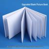 Children's Art Sketchbook with Thickened Pages - Durable Cardboard Cover for DIY Painting & Graffiti
