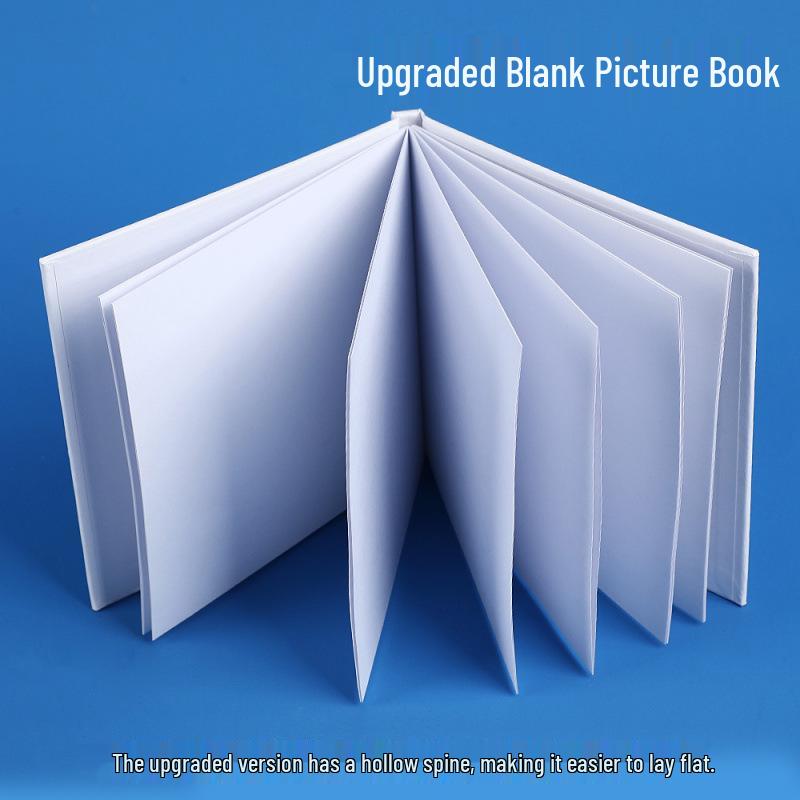 Children's Art Sketchbook with Thickened Pages - Durable Cardboard Cover for DIY Painting & Graffiti