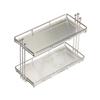 2 Layer Bathroom Countertop Organizer Multifunctional Rack ,Durable Desktop Cosmetic Storage Shelf