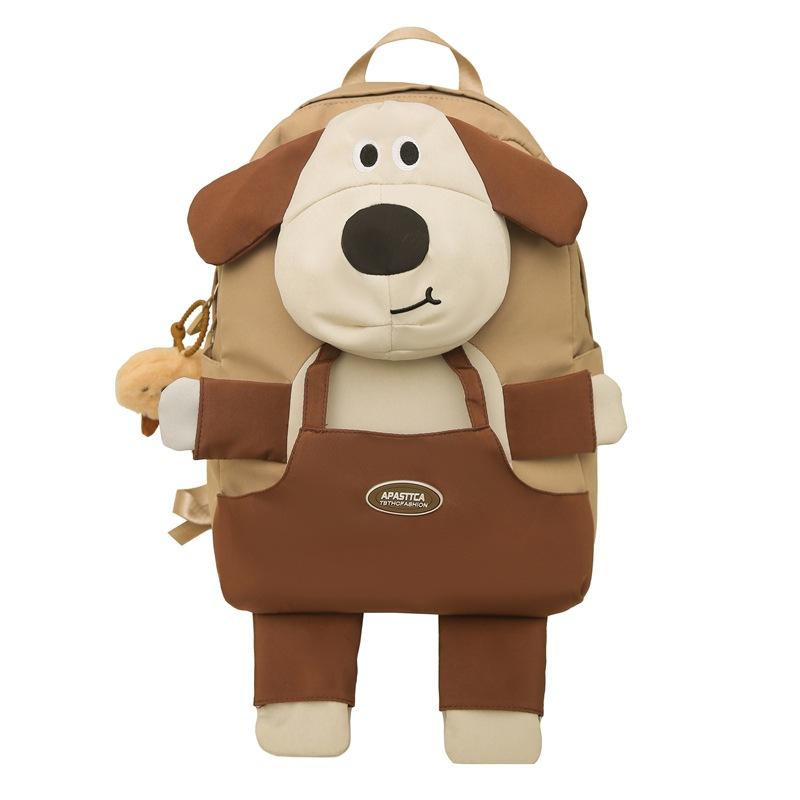 

Рюкзак с рисунком из цветных блоков для школьников кампуса хаки