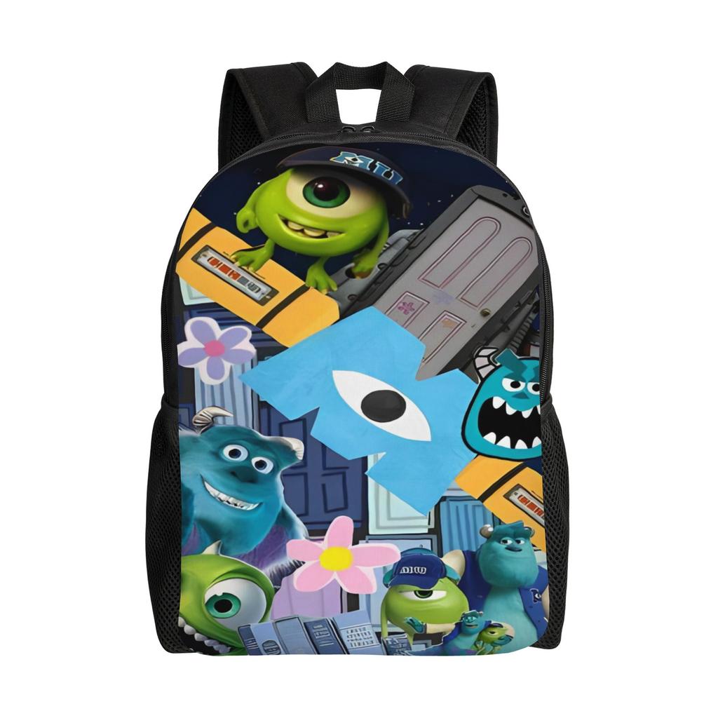Monsters University Backpack Sullivan Sulley Mike Streetwear Backpacks Men Daily Durable School Bags Design Rucksack