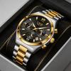 LIGE Top Original Luxury Man Wristwatch Luminous Waterproof Week Date Watch For Men Stainless Steel Quartz Fashion Men's Watches
