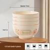 Huaqingge Unterglasur Keramik Reisschalen - Cremefarbene Kirschblüte (4 Packung)