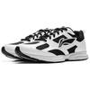 Li Ning Fabric Cushioning Slip Resistant Abrasion Resistant Breathable Low Top Running Shoes Women's White Black ARSU068-5