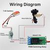 5V-12V RC Relay PWM Switch Electronic Module Navigation Light Controller 1CH Relay Circuit Board Receiver Universal DIY Parts Relays 5