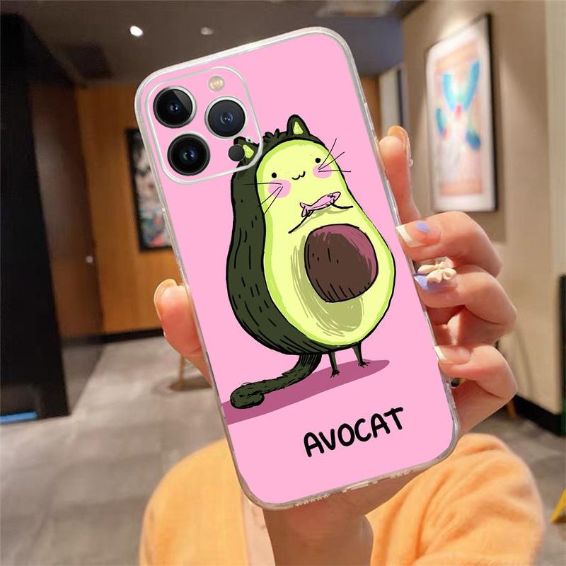 Phone Case For iphone 17ProMax Air 16 15 14 13 Pro Max 15 16 Pro 15Plus Art Funny avocado Fruit