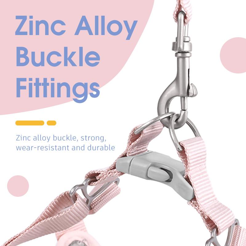 Zestaw uprzęży i ​​smyczy dla psa bez dławika Wytrzymała, oddychająca miękka kamizelka dla zwierząt Regulowana mocna smycz dla psów, antypoślizgowa smycz