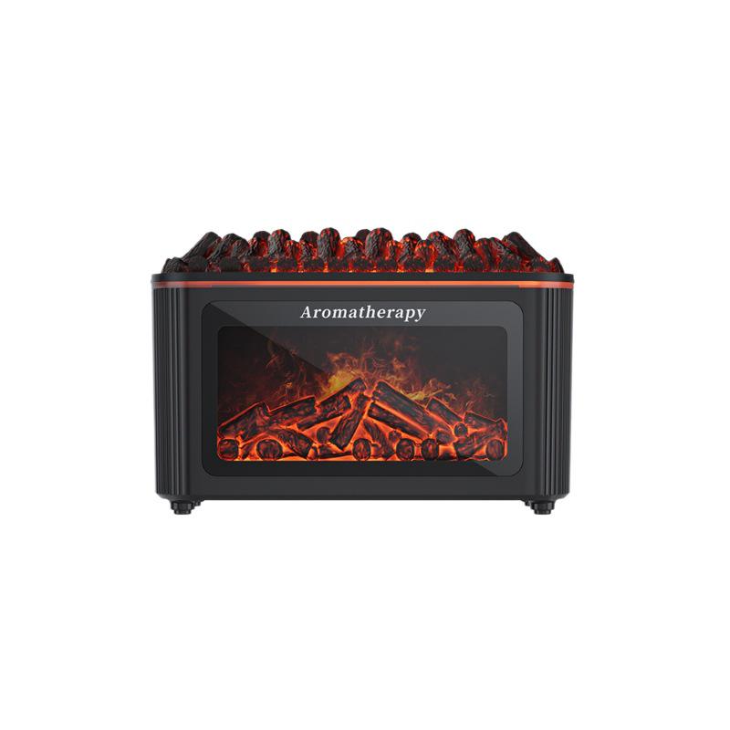 Colorful Flame Aroma Diffuser & Humidifier with Night Light - Perfect for Home, Office, or Bedroom