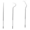 304 Edelstahl Zahnstocher Set Zahnseide Metall Zahnstocher Tragbares Aufbewahrungsrohr Mund-Zahnpflege Reinigungsgeräte Zahnstocher Dreiteiliges Set