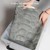 Bath Mat Cobblestone Embossed Soft Memory Foam Pad Floor Rug Non Slip Water Absorbent Door Mat Chair Mat Machine