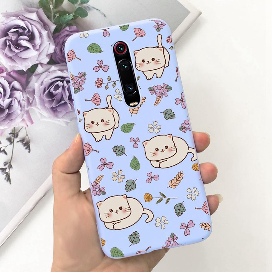 Kreslený obal pro Xiaomi Mi 9T Pro Mi9T Roztomilý barevný měkký silikonový zadní kryt pro Xiaomi Mi 9T 9 T 9TPro Pouzdra na telefon