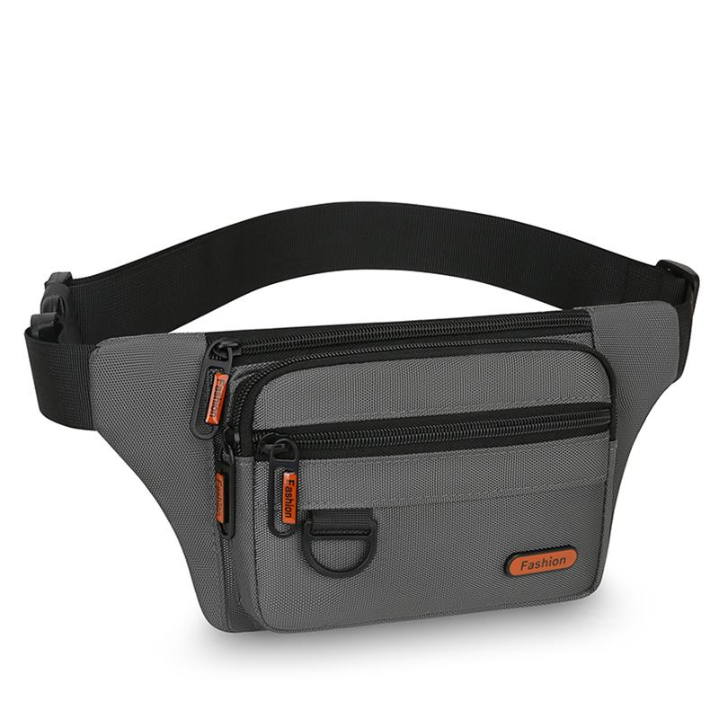 Men Waist Belt Bag Fanny Pack Multi-pocket Motorcycle Rider Outdoor Sports Climb Casual Nylon Male Sling Chest Bum Hip Bags