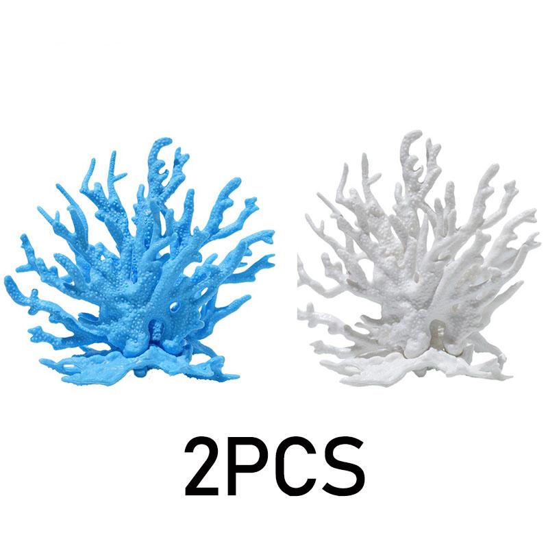 Fake Coral Aquarium Decoration for Aquarium Coral Water Plant Resin Fish Tank Aquascape Simulation ZSP06