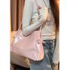 Large Capacity Bag Fashionable One Shoulder Underarm Premium Bag Women's Commuter Tote Messenger Bag Versatile Pink