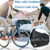 Versatile PE Protective Bike Cover All Seasons Hand Wash Durable Waterproof For Bicycles Motorcycles Up To 330 Lbs Storage Acces