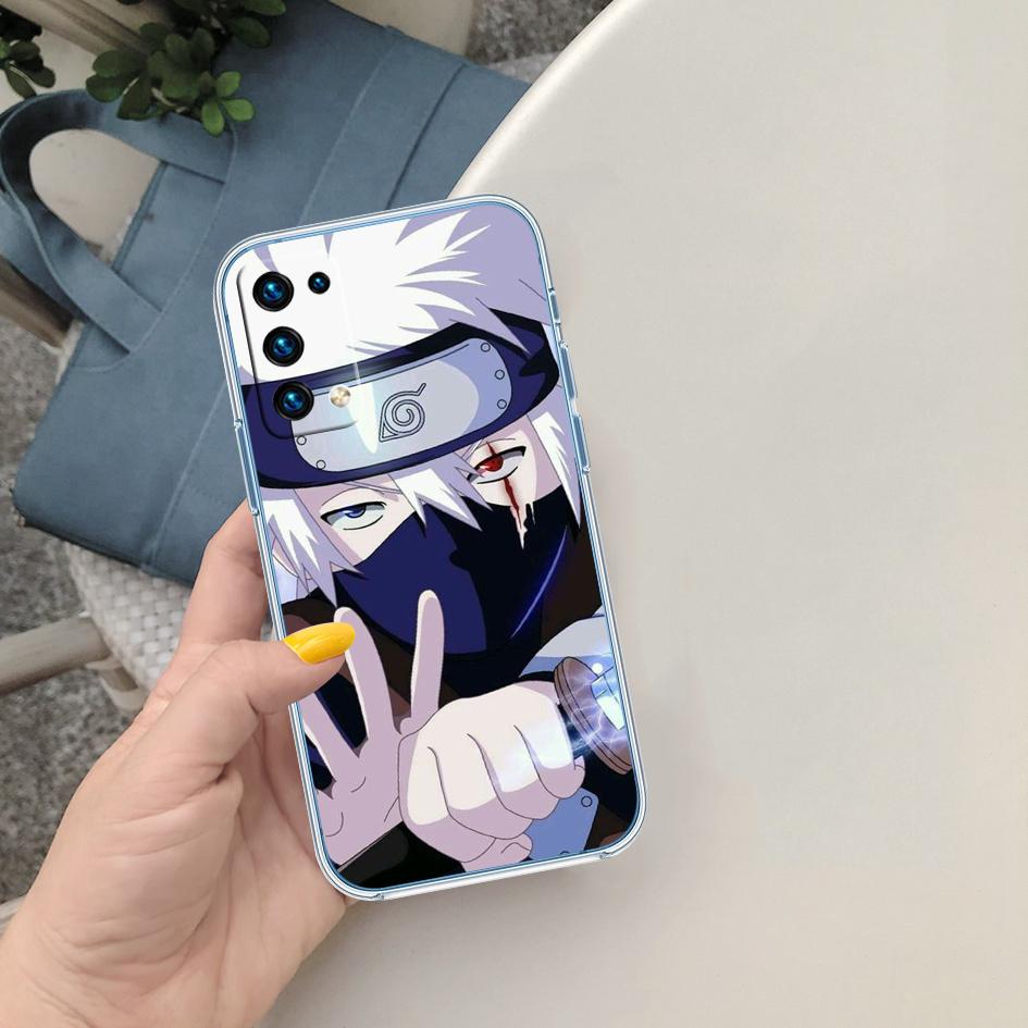 PP49 Naruto Kakashi Soft Shell Transparent Phone Case for Motorola Moto G7 G8 G9 G84 G85 G73 G24 G15 Z2 Play Power Plus