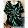 New Short-sleeved Round Neck T-shirt, Casual and Comfortable At Home
