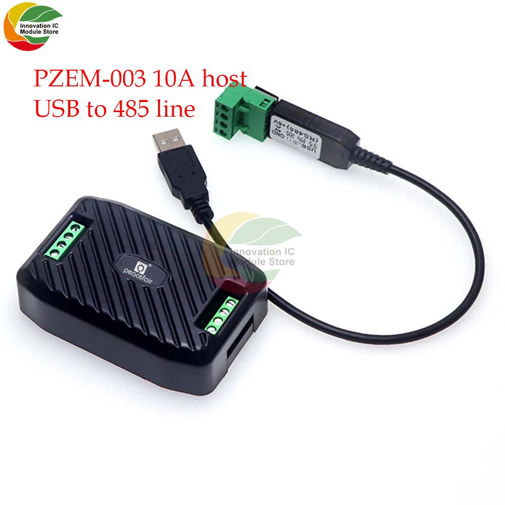 Peacefair Newest PZEM-017 DC 0-300V Voltmeter Ammeter RS485 Modbus Voltage Current Power Energy Meter Electric Watt Meter