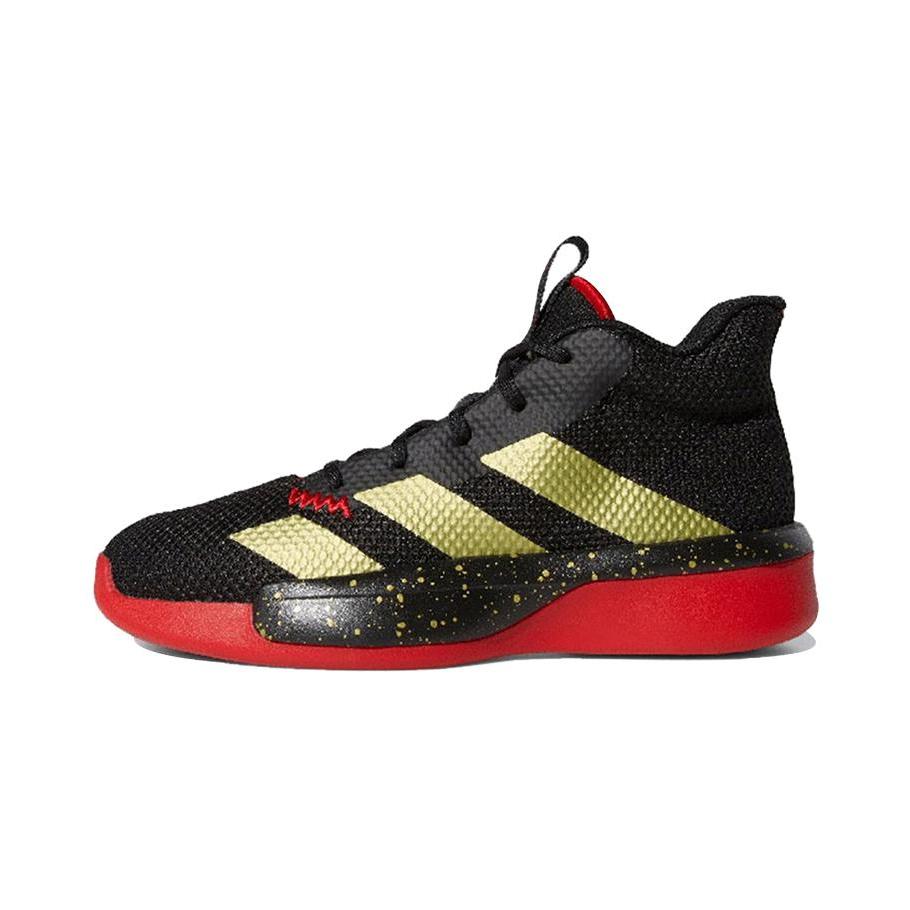 

Adidas Pro Next J Mid top Children s Basketball Shoes Black Gold Red 2019 Children Aged 3 7 Years Old FV4718 28