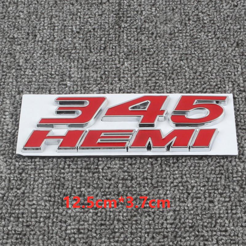 Metal 392 6.4L Car Engine Emblem Car Stickers For Hemi 345 Hemi Charger Caravan Durango Caliber Journey Challenger Avenger Badge