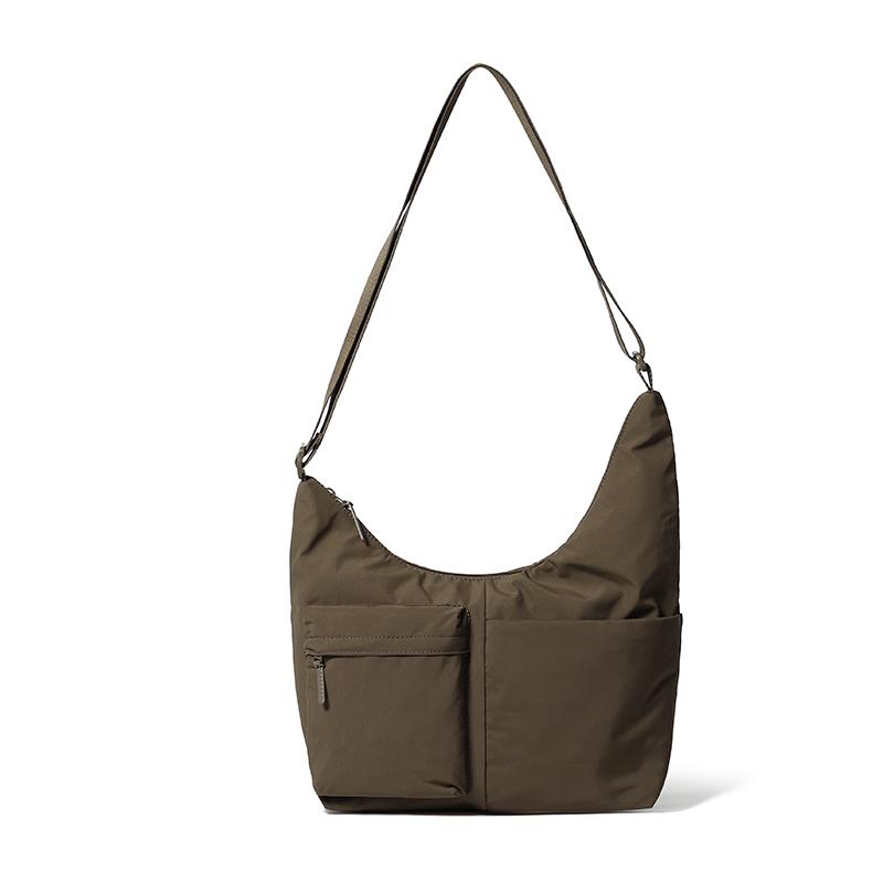 Multi-Pocket Sports Crossbody Bag Large Capacity Student Class Commuter Shoulder Bag