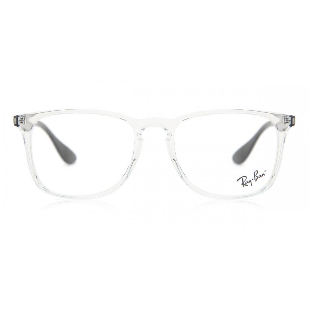 

Ray Ban Rx7074 5943 Unisex Eyeglasses Transparent Crystal/52-18-145