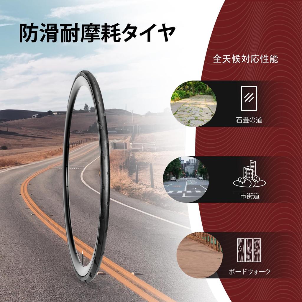 MOHEGIA 700x28C Rennrad Fahrradreifen: 1 Reifen, 60TPI, 700C, 28C, Ersatzreifen für Crossrad - Stabil und Langlebig für Stadtfahrten, Pendeln und Cyc