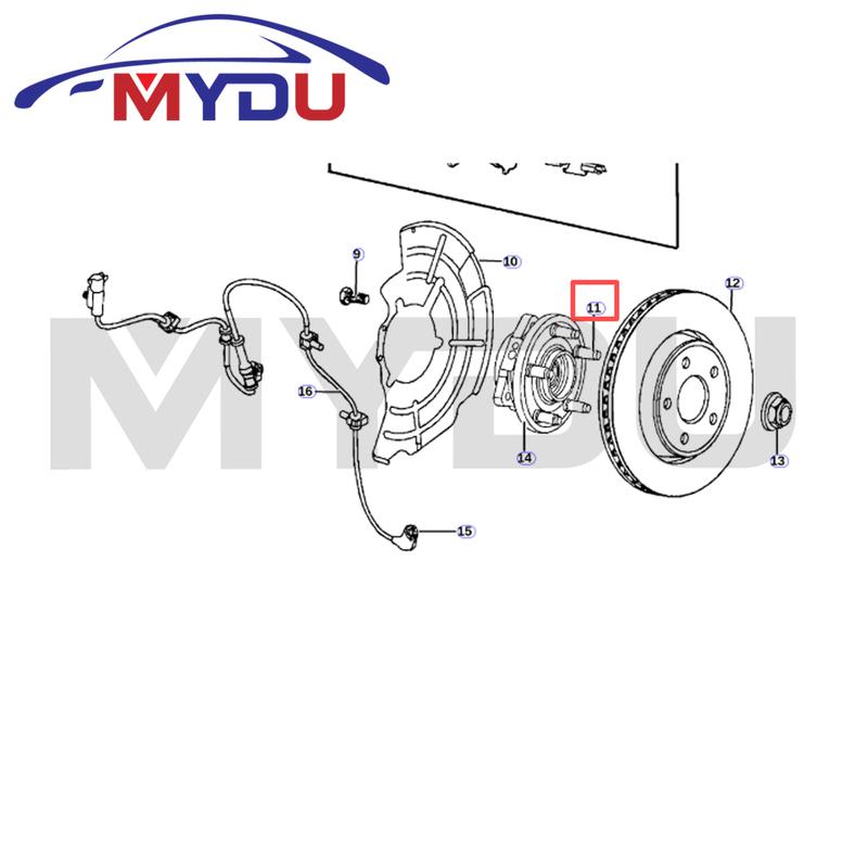 Подшипник ступицы заднего колеса для TOYOTA PRIUS ZVW30 1.8 09-15 42450-47040 42450-52090 42450-52100 1 Pcs